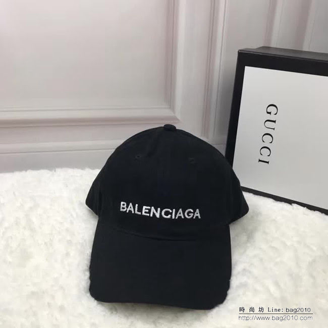 BALENCIAGA巴黎世家 2018百搭款 棒球帽 男女同款 LLWJ6991